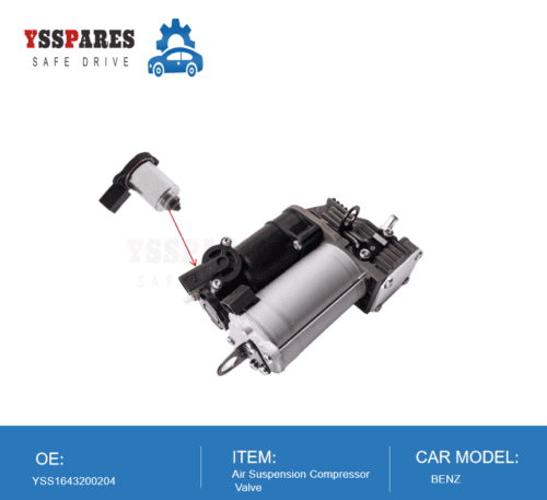 YSSPARES W164 Air Suspension Compressor Solenoid Valvefor old plastic body A164 320 1204 - Air Suspension Items For Passen...