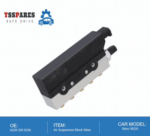2203200258 Air Suspension Compressor Valve Block For Mercedes-Benz S Class W220 - Air Suspension Items For Passenger Cars ...