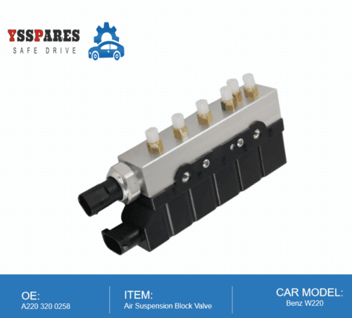 2203200258 Air Suspension Compressor Valve Block For Mercedes-Benz S Class W220 - Air Suspension Items For Passenger Cars ...